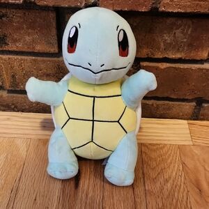 Blue and Yellow Plush Turtle Toy Pokemon Squirtle